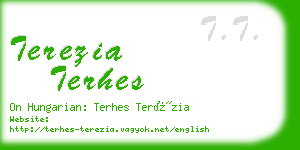 terezia terhes business card